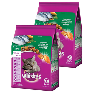 위스카스 고양이 포켓 참치 건식사료