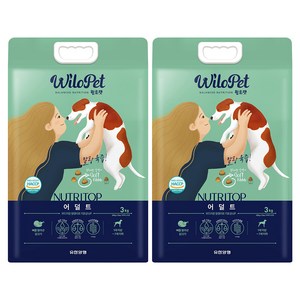 윌로펫 전연령 강아지 뉴트리탑 소프트 기능성 사료, 닭, 3kg, 2개