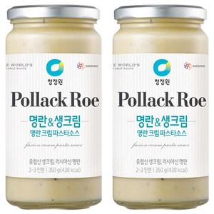 청정원 명란크림 파스타소스, 350g, 2개
