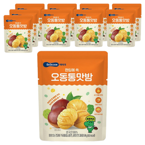 베베쿡 오동통맛밤, 50g, 10개