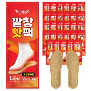 탐사 남성용 깔창 핫팩 국내생산 2입세트, 30개