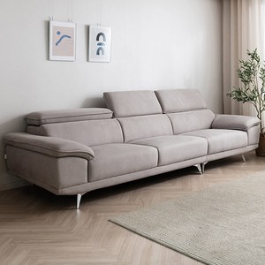 삼익가구 레이크 4인용 아쿠아텍스 헤드틸팅 소파 + 쿠션 2p 세트 방문설치