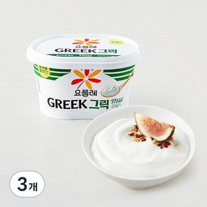 요플레 그릭 마일드, 400g, 3개
