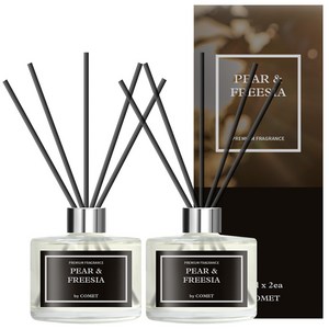 코멧 디퓨저 200ml 2개 + 섬유스틱 10개 세트