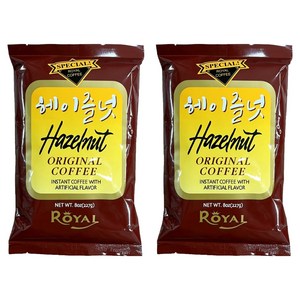 로얄 헤이즐넛향 인스턴트 커피