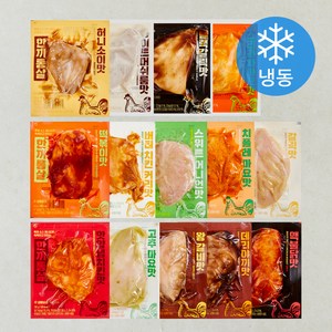 한끼통살 통살 소스 닭가슴살 14종 세트 (냉동)