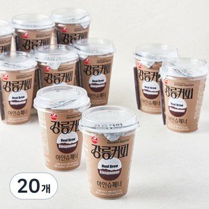강릉커피 서울우유 듀얼브루 아인슈페너, 250ml, 20개