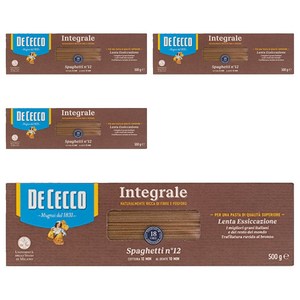 데체코 통밀 스파게티면, 500g, 4개