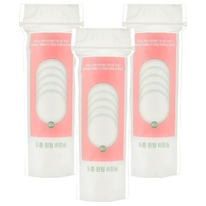 더페이스샵 도톰 원형 화장솜, 80개입, 3개