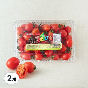 스윗토 스테비아 새콤 달콤한 대추방울토마토, 750g, 2개