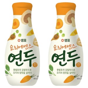 연두 요리에센스 진, 500ml, 2개