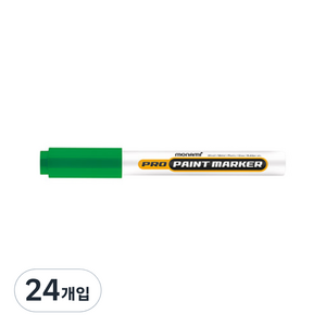 모나미 프로 페인트마카 초록, 1색, 24개입