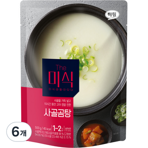 더미식 사골곰탕, 500g, 6개
