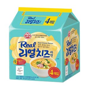 오뚜기 리얼치즈라면, 4개