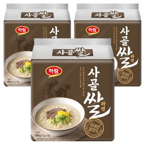 하림 사골쌀라면 116g, 12개