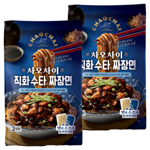 차오차이 직화 수타식 짜장면 720g 2인분, 2개