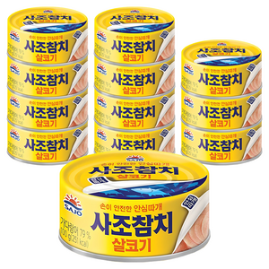 사조참치 살코기 안심따개, 100g, 12개