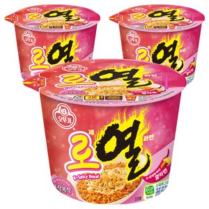 오뚜기 로열라면 100g, 3개