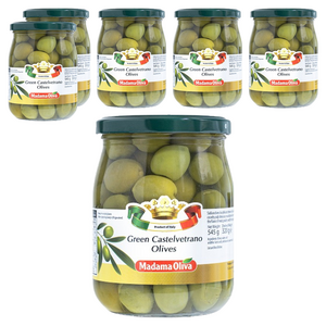 마다마올리바 그린 카스텔베트라노 올리브, 545g, 6개