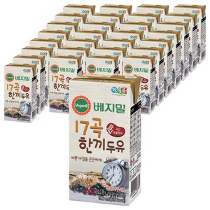 베지밀 17곡 한끼두유, 190ml, 64개