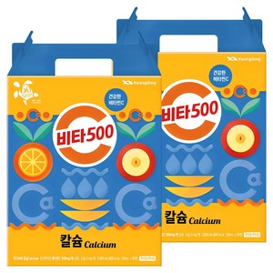 비타500 칼슘 음료, 100ml, 40개