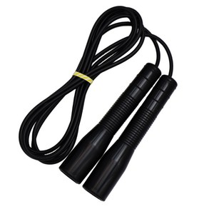 제이에프로프 어린이 스피드 줄넘기, 검은색, 손잡이 13cm x..., 1개