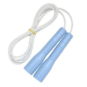 제이에프로프 어린이 스피드 줄넘기, 스카이블루 + 흰줄, 손잡이 13cm x..., 1개