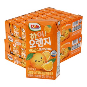 돌 하이 오렌지 주스, 120ml, 64개