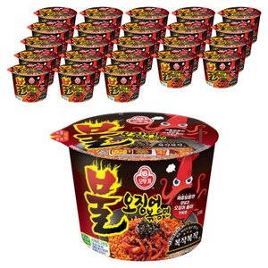 오뚜기 불오징어볶음면 용기 110g, 24개