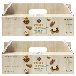 잇츠리얼넛츠 세븐 엑설런트 하루건강견과 25p, 500g, 2개