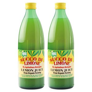 유로푸드 유기농 레몬쥬스, 500ml, 2개
