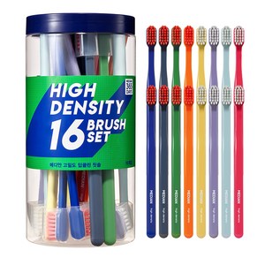 메디안 고밀도 초극세모 딥클린 칫솔, 16개입, 1개