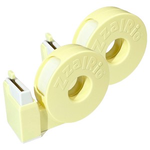 잘잘리오 아동용 안전 휴대용 테이프 디스펜서, 바나나 옐로우, 2개