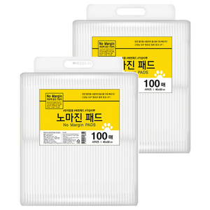 노마진 반려견 배변패드, 표준형(40 x 5..., 100개입, 2개