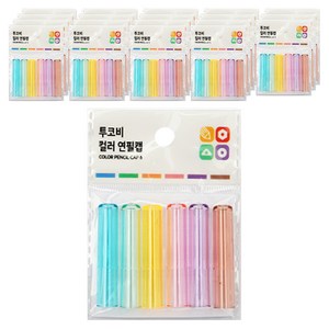 투코비 연필캡 6p, 컬러, 20세트