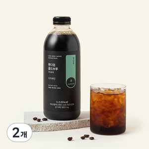핸디엄 콜드브루 원액 디카페인, 1L, 2개