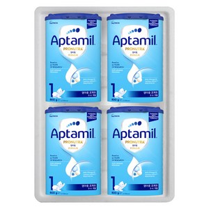 압타밀 프로누트라 플러스 분유 1단계, 800g, 4개