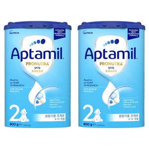 압타밀 프로누트라 어드밴스 HMO 분유 2단계, 800g, 2개