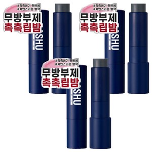 다슈 맨즈 컬러 체인지 모이스처 립밤, 3개