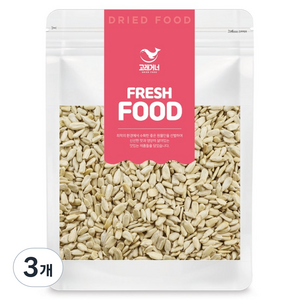 고래거너 해바라기씨, 1kg, 3개