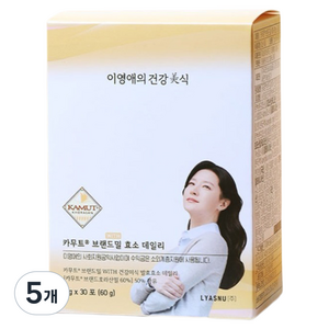 이영애의건강미식 카무트 브랜드밀 효소 데일리 30p, 60g, 5개
