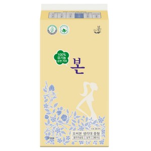 유기농본 유기농 순면 울트라슬림 생리대, 중형, 30개입, 1개
