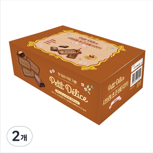 쁘띠델리스 사브레 초코 버터쿠키, 800g, 2개