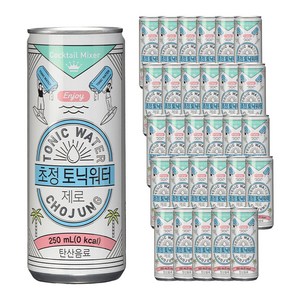 초정 토닉워터 제로, 250ml, 30개