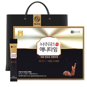 종근당 녹용홍삼 애니타임 골드, 30회분, 300ml, 1개