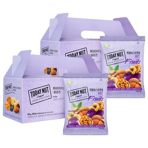 투데이넛 너트한줌 후르츠 견과 선물세트 600g, 2세트