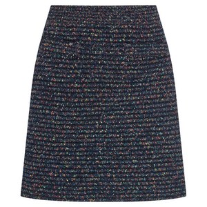 케네스레이디 여성용 멀티 컬러 트위드 미니 스커트