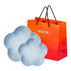 르크루제 플라워접시 2P + 쇼핑백 세트