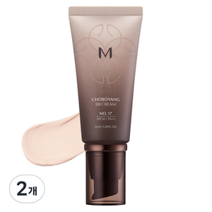 미샤 M 초보양 비비크림 SPF30 PA++ 50ml, 17호 밝은베이지, 2개