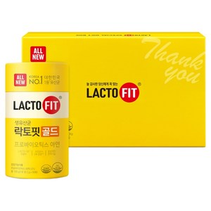 락토핏 골드 유산균 선물세트, 100회분, 1개